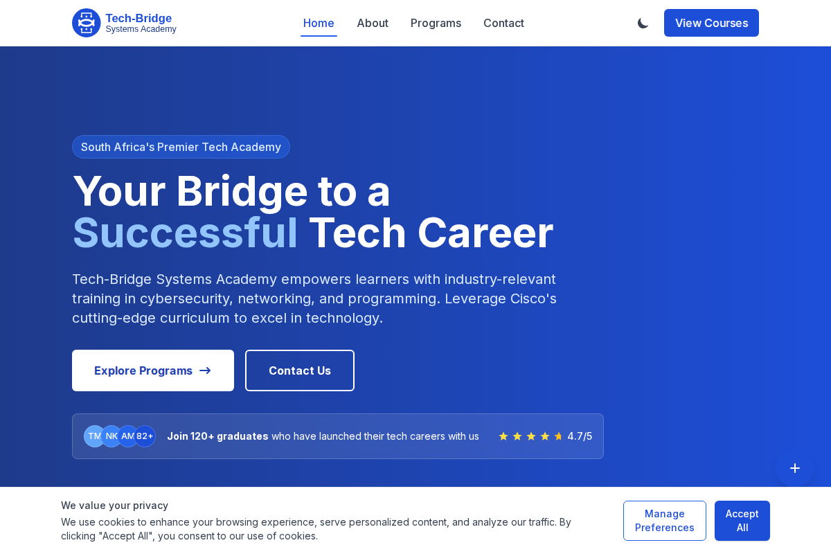 Tech Bridge Systems Academy screenshot